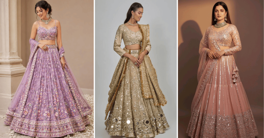 Mehndi Look Lehenga Designs 2026