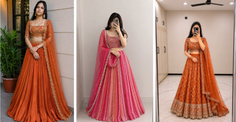 A-Line Lehenga Designs 2026