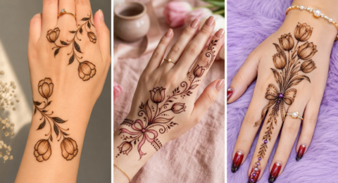 Floral Hands Mehndi