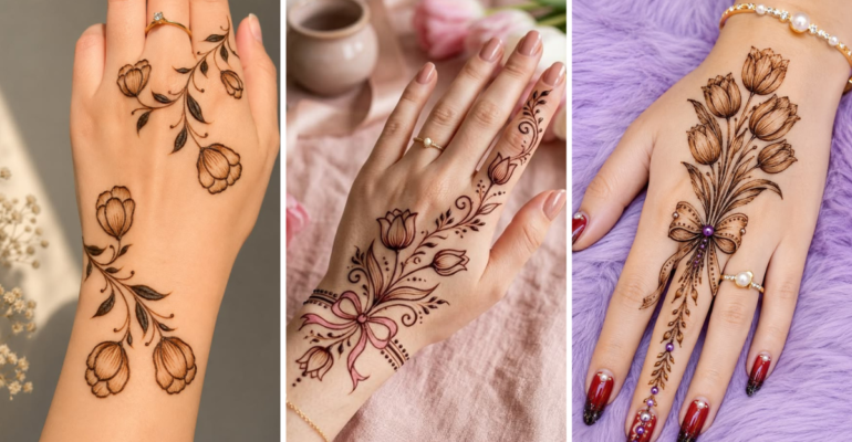 Floral Hands Mehndi