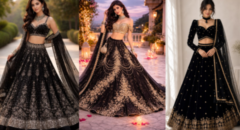 Black Lehenga Designs 2026: