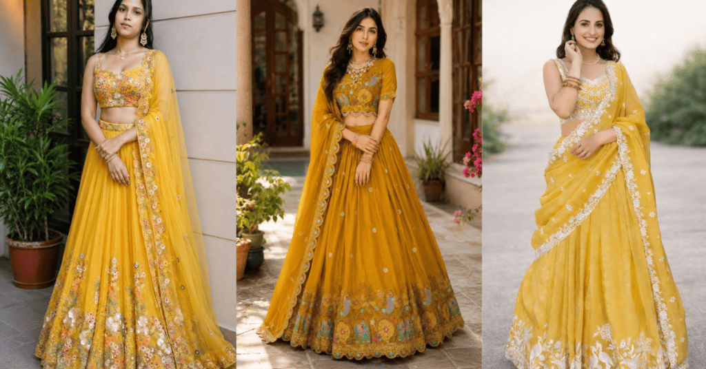 Haldi Lehenga Designs 2026: