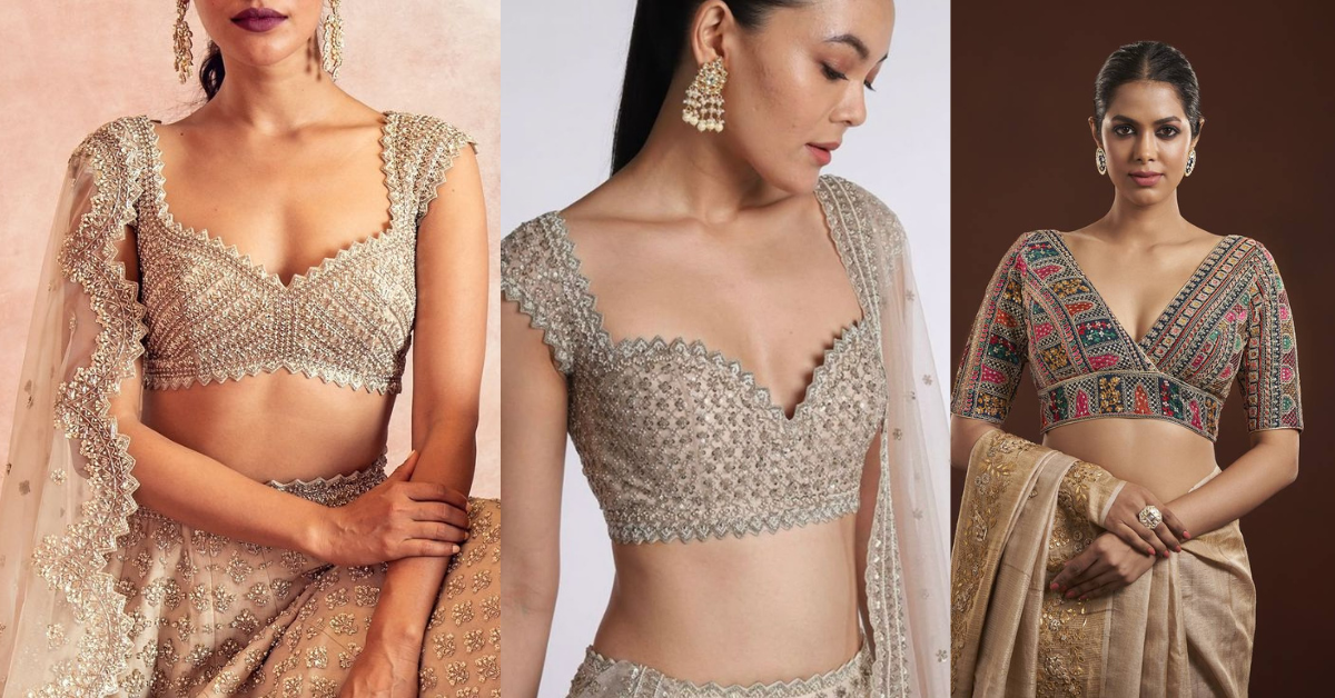 Stylish Blouse Designs 10 लेटेस्ट डिज़ाइन जो आपकी साड़ी और लहंगे को बनाएँ खास!