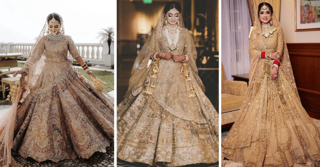Golden Lehenga Designs 2026: