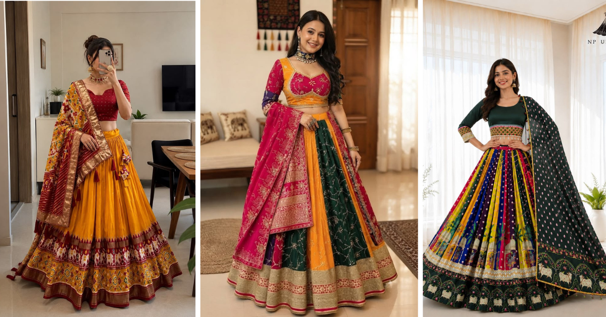 Garba Lehenga Designs 2026: गरबा और डांडिया नाइट के लिए खूबसूरत लहंगा डिज़ाइन