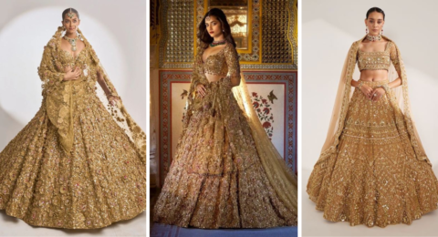 Golden Lehenga Designs 2026: