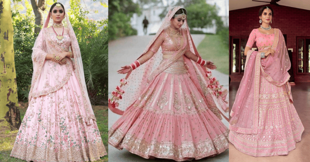 Peach Lehenga