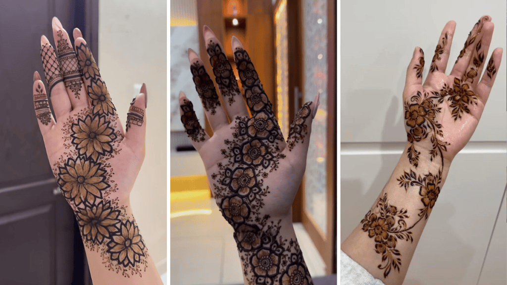 Floral Hands Mehndi