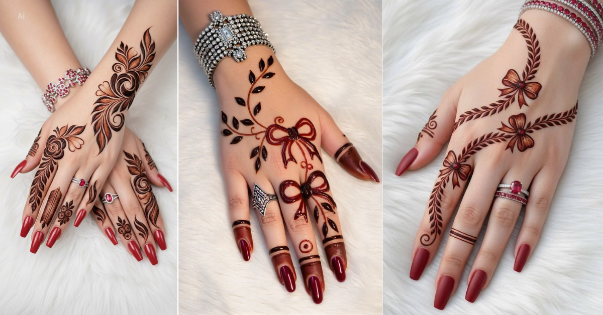 Cute Mehndi Designs 2026 – फ्रंट हैंड के लिए सुंदर, सिंपल और लेटेस्ट मेहंदी डिज़ाइन