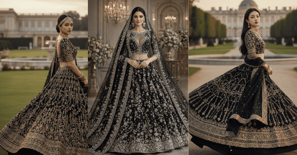 Black Lehenga Designs 2026