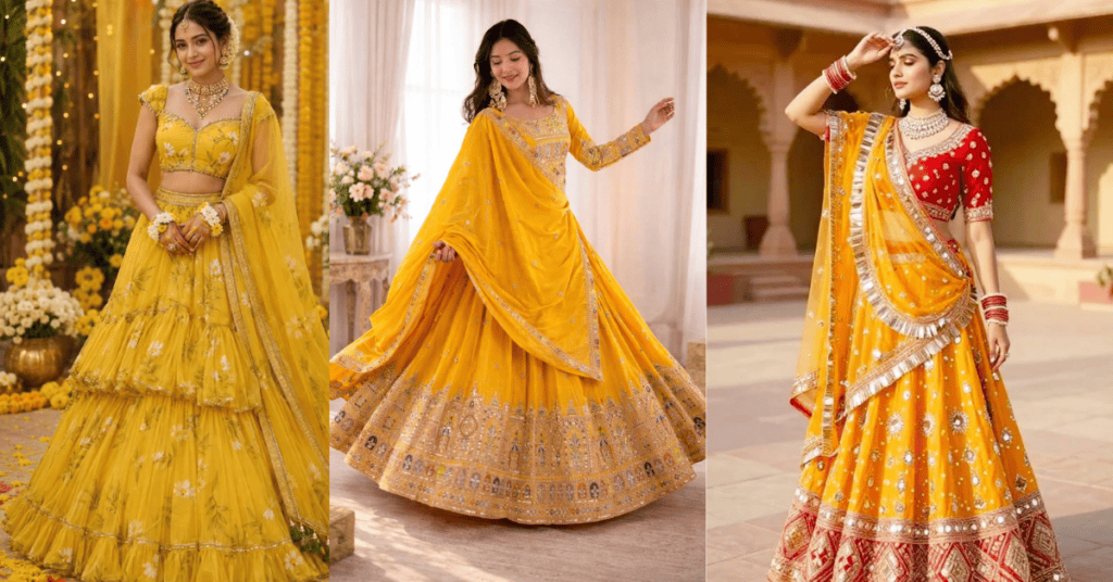 Haldi Lehenga Designs 2026: