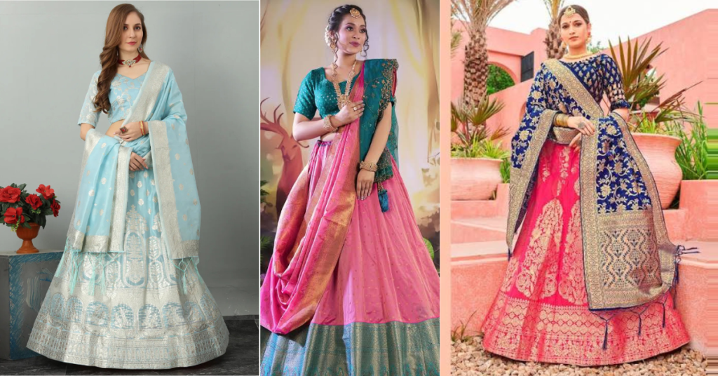 Organza Lehenga