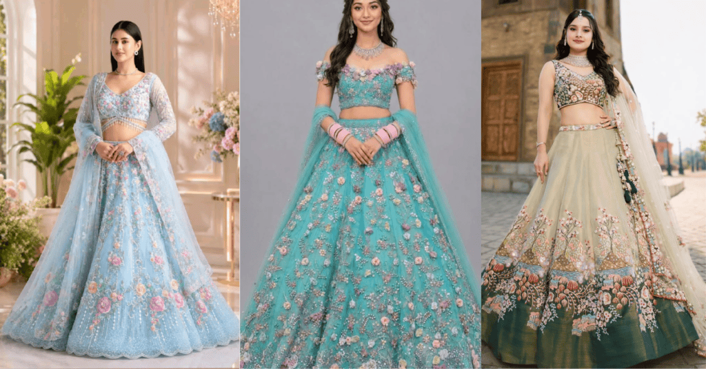 Floral Lehenga Designs 2026