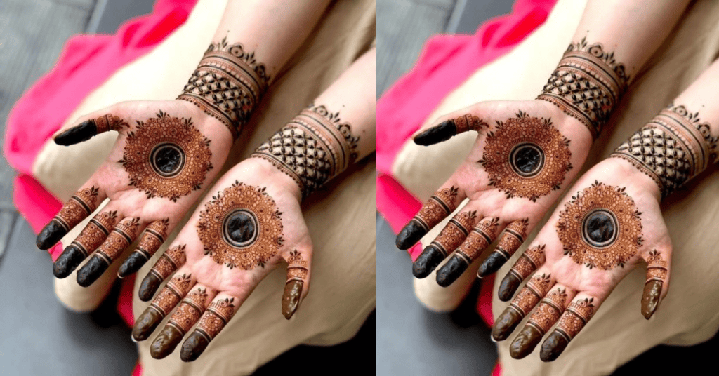 Minimal Mehndi Design