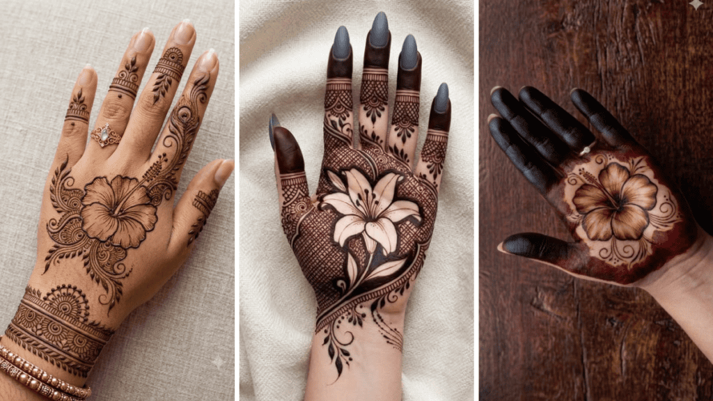 Floral Hands Mehndi 