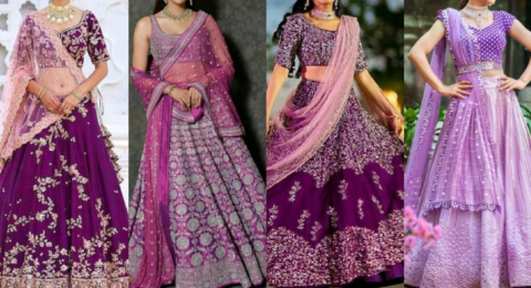 Purple Lehenga 2026 – शादी और सगाई के लिए खूबसूरत पर्पल लहंगा डिज़ाइन