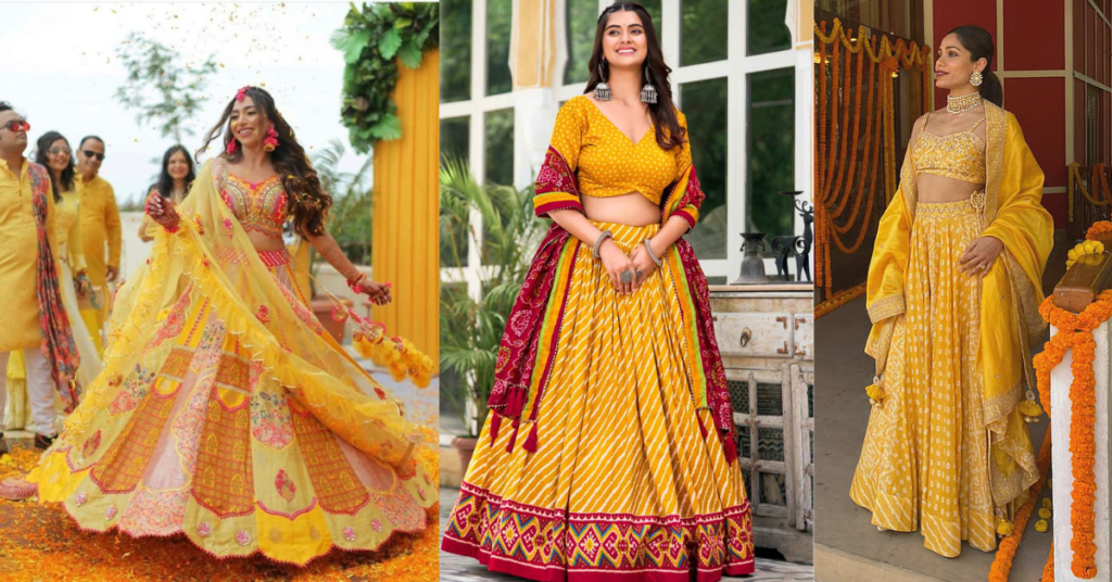 Haldi Look – लेटेस्ट ब्राइडल हल्दी लुक डिज़ाइन