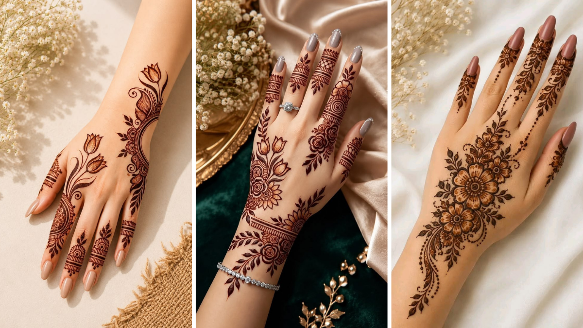 Arabic Mehndi Hands: हर नजर ठिठक जाएगी! फ्रंट और बैक हैंड के लिए बेहद अट्रैक्टिव और स्टनिंग डिजाइन्स