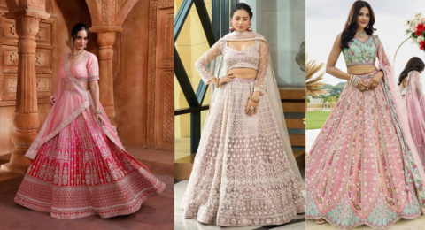 Mirror Work Lehenga का सुंदर और स्टाइलिश लहंगा डिजाइन शादी के लिए