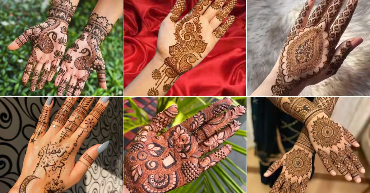 Hariyali Teej Mehndi Design