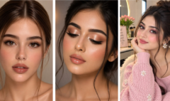 Morning beauty routine