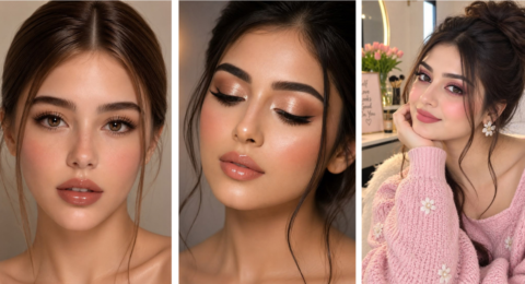 Morning beauty routine