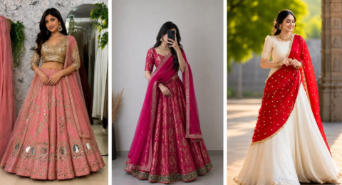 Round Neck Choli Designs