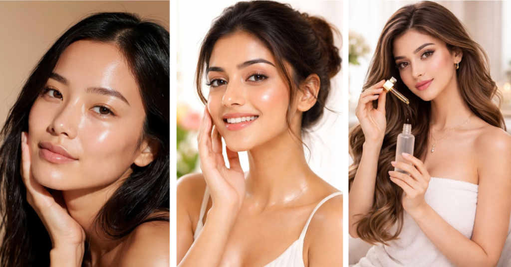 Beauty routine for women