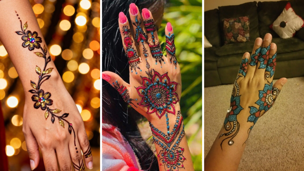 Mehndi Pattern for Parties
