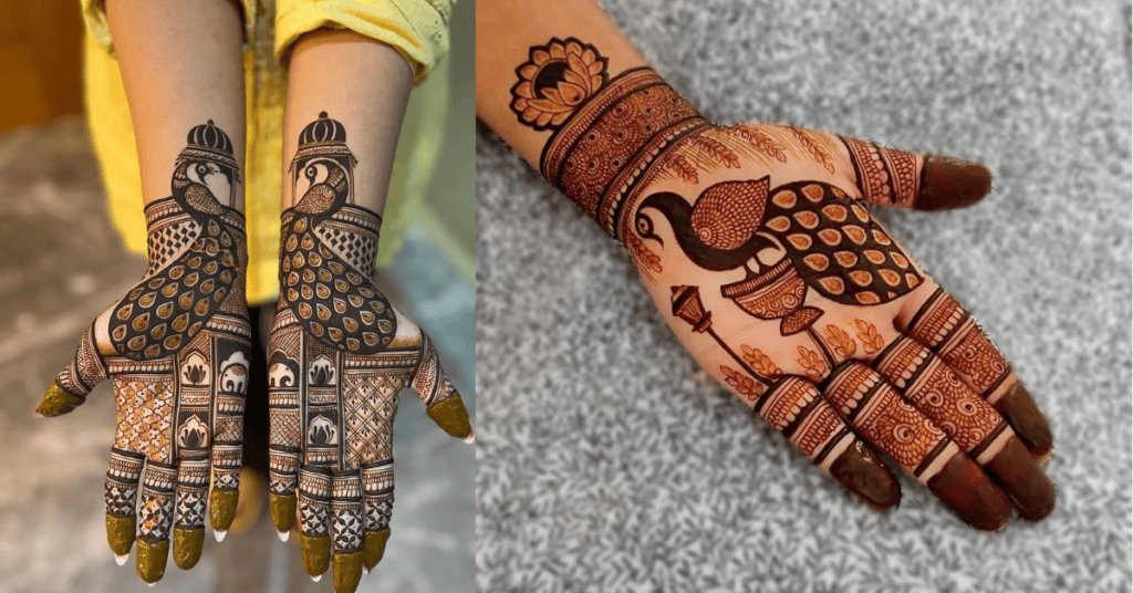 Hariyali Teej Mehndi Design