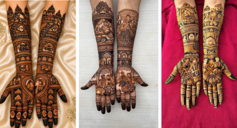 Stylish Bridal Mehndi Design