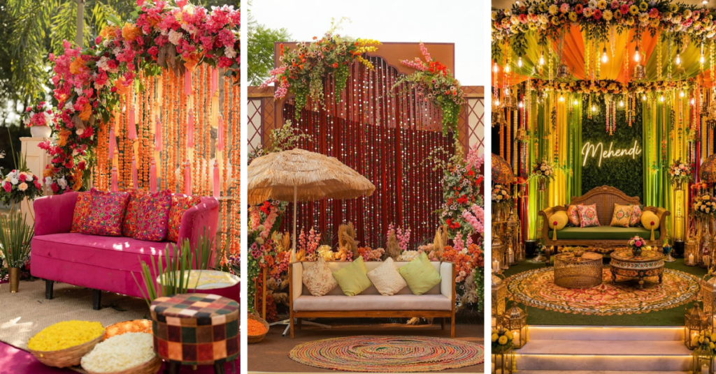 Mehndi Setup Ideas