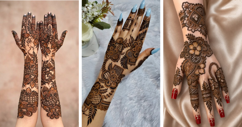Stylish Bridal Mehndi Design 